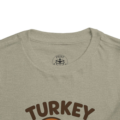 Turkey Taster Toddler Unisex T-Shirt | Fun Holiday Shirt, Thanksgiving Apparel, Gift for Kids, Cute Foodie Outfit