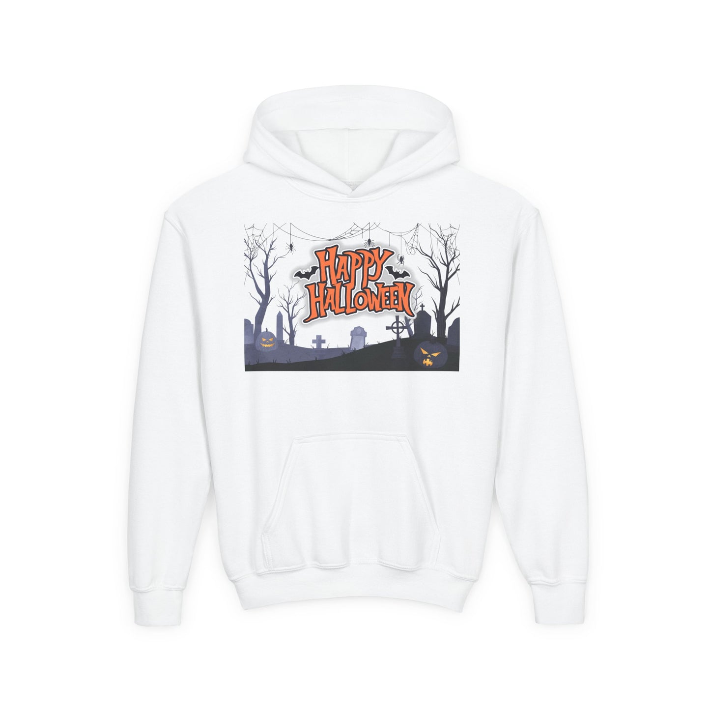 Youth Halloween Sweatshirt - Cozy Fall Apparel, Spooky Season Gift, Kids Hoodie, Holiday Celebration Wear, Trick or Treat Outfit