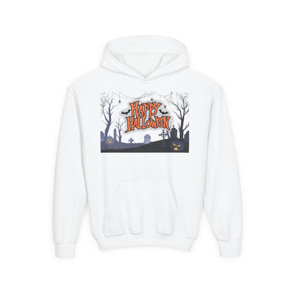 Youth Halloween Sweatshirt - Cozy Fall Apparel, Spooky Season Gift, Kids Hoodie, Holiday Celebration Wear, Trick or Treat Outfit