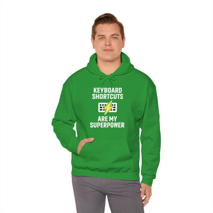 Keyboard Shortcuts Are My Superpower Hoodie | Programmer Gift, Tech Lover Apparel, Office Gift, Geek Fashion