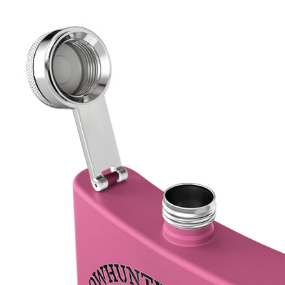 Bowhunter Flask for Life - 6oz Stainless Steel Flask, Hunting Gifts for Him, Outdoorsman Accessories, Gift for Hunters, Campfire Essential