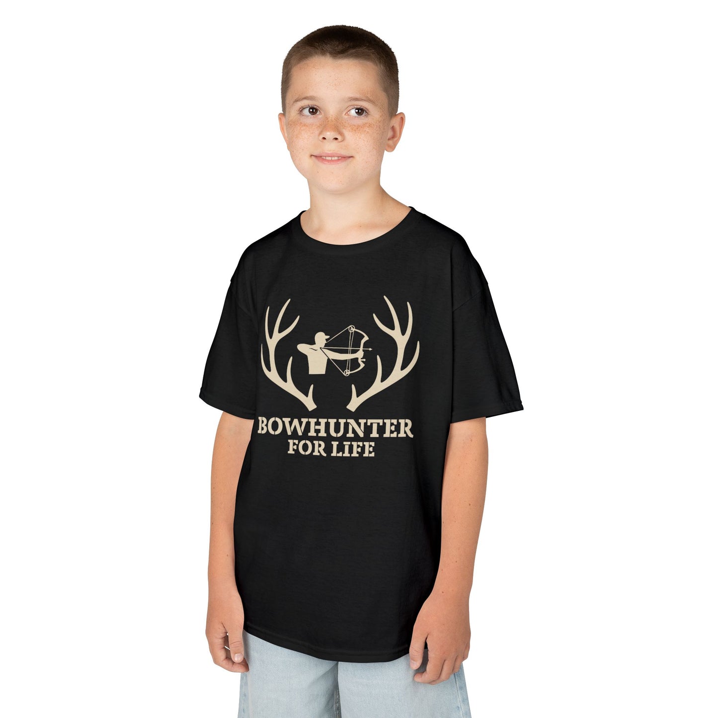 Bowhunter For Life Youth Unisex T-Shirt | Outdoor Adventures, Hunting Gifts, Adventure Clothing, Kids Sportswear