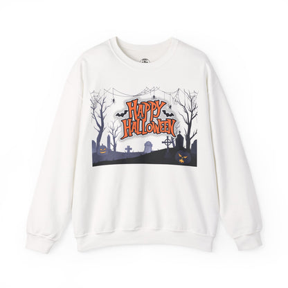 Halloween Crewneck Sweatshirt, Unisex Cozy Sweater, Fall Apparel, Spooky Season Outfit, Gift for Halloween Lovers