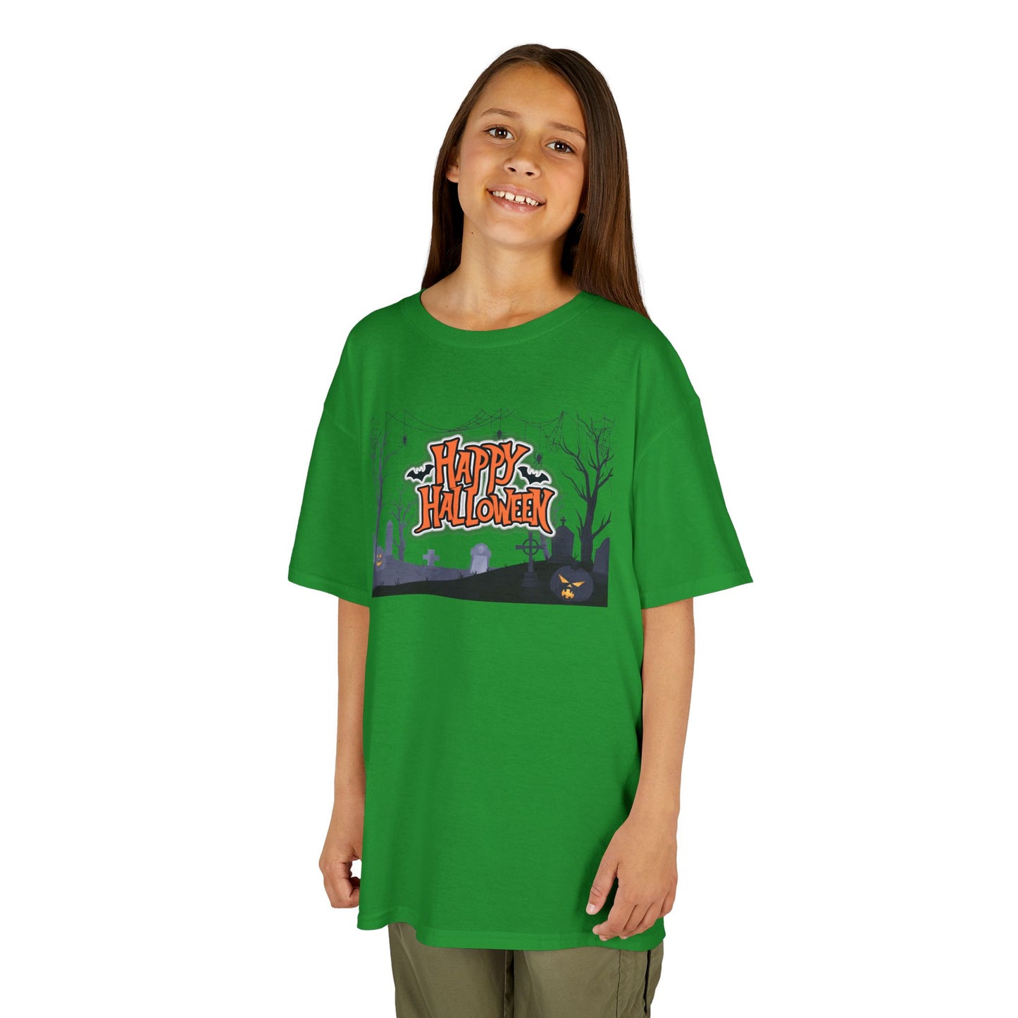 Kids Halloween T-Shirt, Spooky Fun Apparel, Halloween Costume Tee, Trick-or-Treat Shirt, Kids Party Wear, Seasonal Gift
