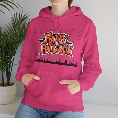 Halloween Hoodie, Unisex Heavy Blend Hoodie, Cozy Fall Apparel, Spooky Season Gift, Halloween Celebration Wear