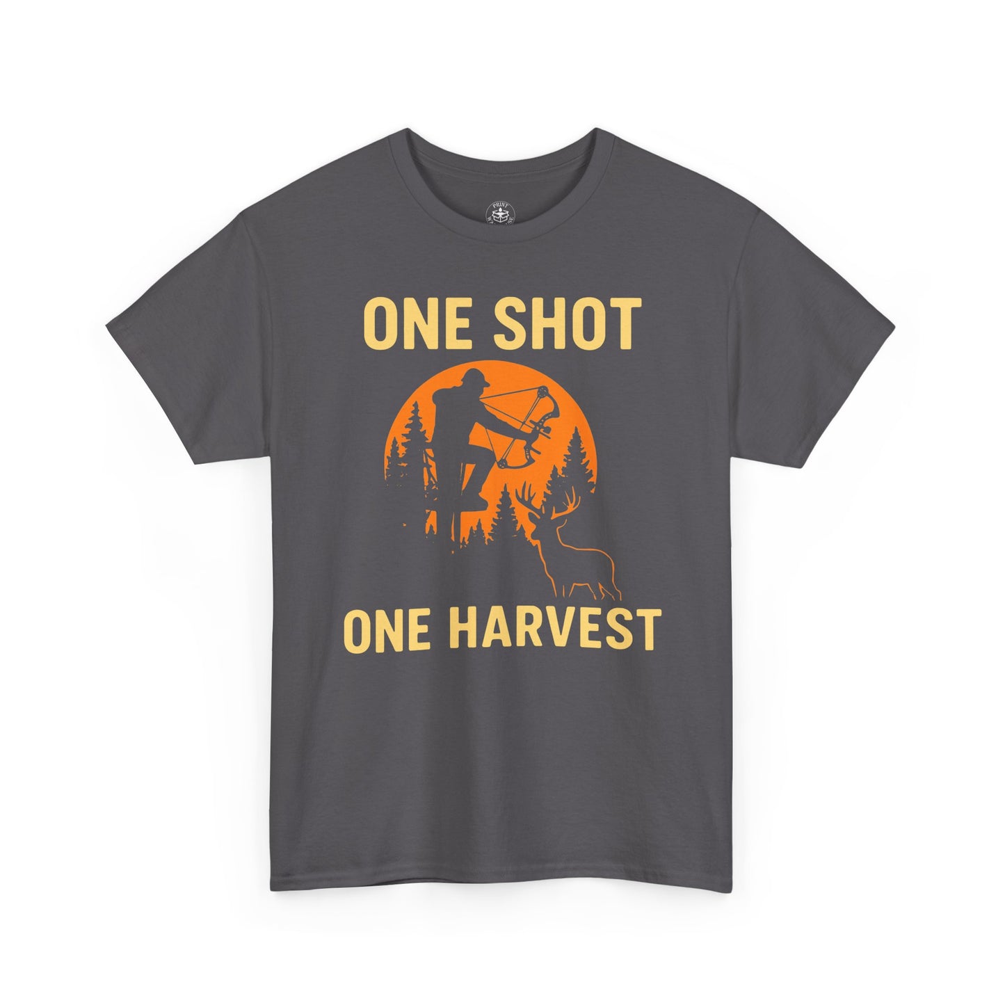Hunting Tribute Tee, Outdoor Lifestyle Shirt, Gift for Hunters, Fall Harvest Apparel, One Shot One Harvest Design