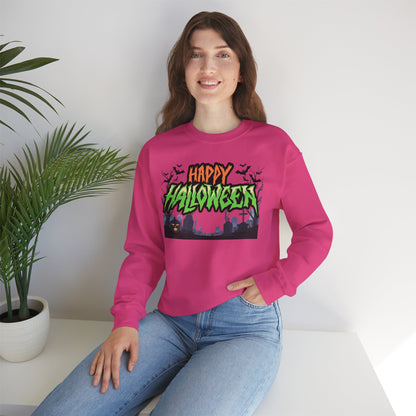 Happy Halloween Crewneck Sweatshirt, Halloween Apparel, Fall Fashion, [...]