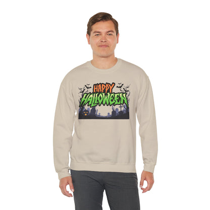 Happy Halloween Crewneck Sweatshirt, Halloween Apparel, Fall Fashion, [...]