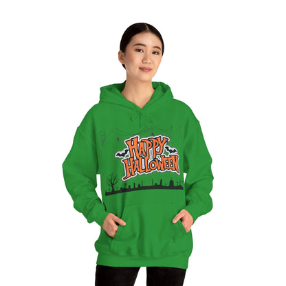 Halloween Hoodie, Unisex Heavy Blend Hoodie, Cozy Fall Apparel, Spooky Season Gift, Halloween Celebration Wear