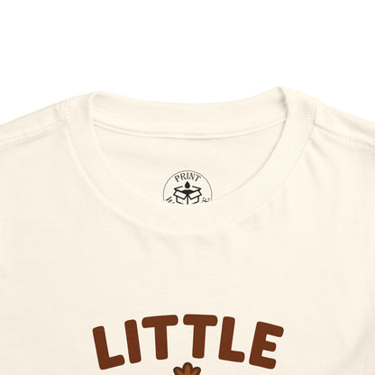 Little Gobbler Toddler Unisex T-Shirt | Thanksgiving Tee, Cute Turkey T-Shirt for Kids, Fall Family Celebration Wear