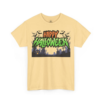 Halloween Graphic Tee, Unisex Heavy Cotton Shirt, Spooky Holiday Apparel, [...]