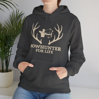 Bowhunter For Life Unisex Hoodie | Perfect Gift for Hunters, Outdoor Enthusiasts, Archery Lovers, Camping