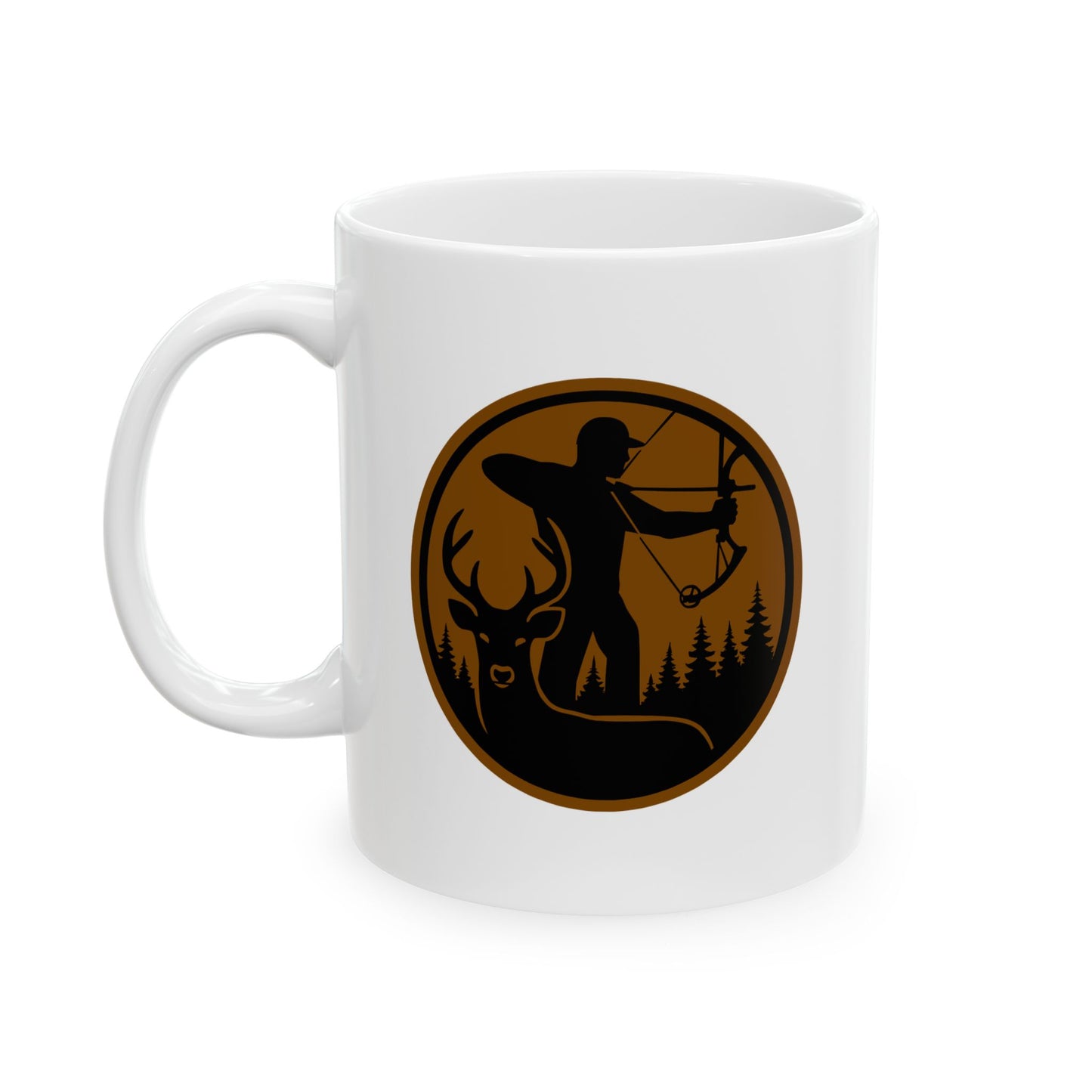Bowhunter for Life Coffee Mug | Perfect Gift for Outdoorsy Friends, Coffee Lover, Hunter Decor, and Camping