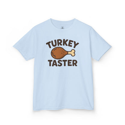 Turkey Taster Youth Unisex T-Shirt | Fun Holiday Shirt, Thanksgiving Gift, Family Gathering Outfit, Cute Kids Clothing