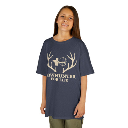 Bowhunter For Life Youth Unisex T-Shirt | Outdoor Adventures, Hunting Gifts, Adventure Clothing, Kids Sportswear