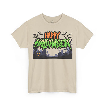 Halloween Graphic Tee, Unisex Heavy Cotton Shirt, Spooky Holiday Apparel, [...]