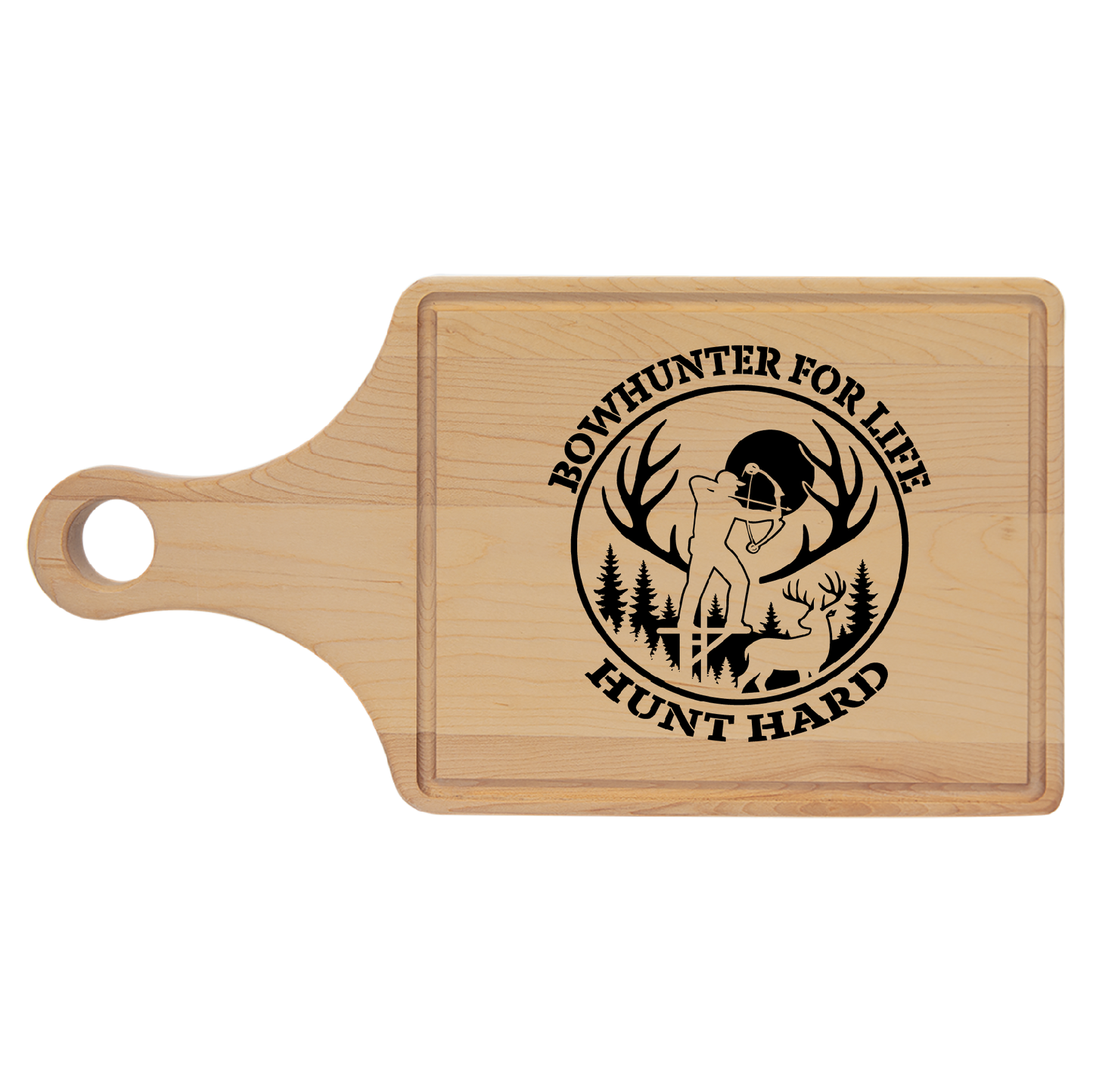 Engraved Cutting Board - Perfect Gift for Hunters, Rustic Kitchen Decor, Personalized Kitchen Tool, Home Chef Essential, BBQ Accessory
