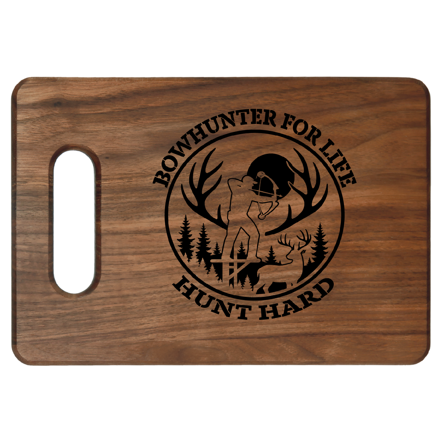 Engraved Cutting Board - Perfect Gift for Hunters, Rustic Kitchen Decor, Personalized Kitchen Tool, Home Chef Essential, BBQ Accessory
