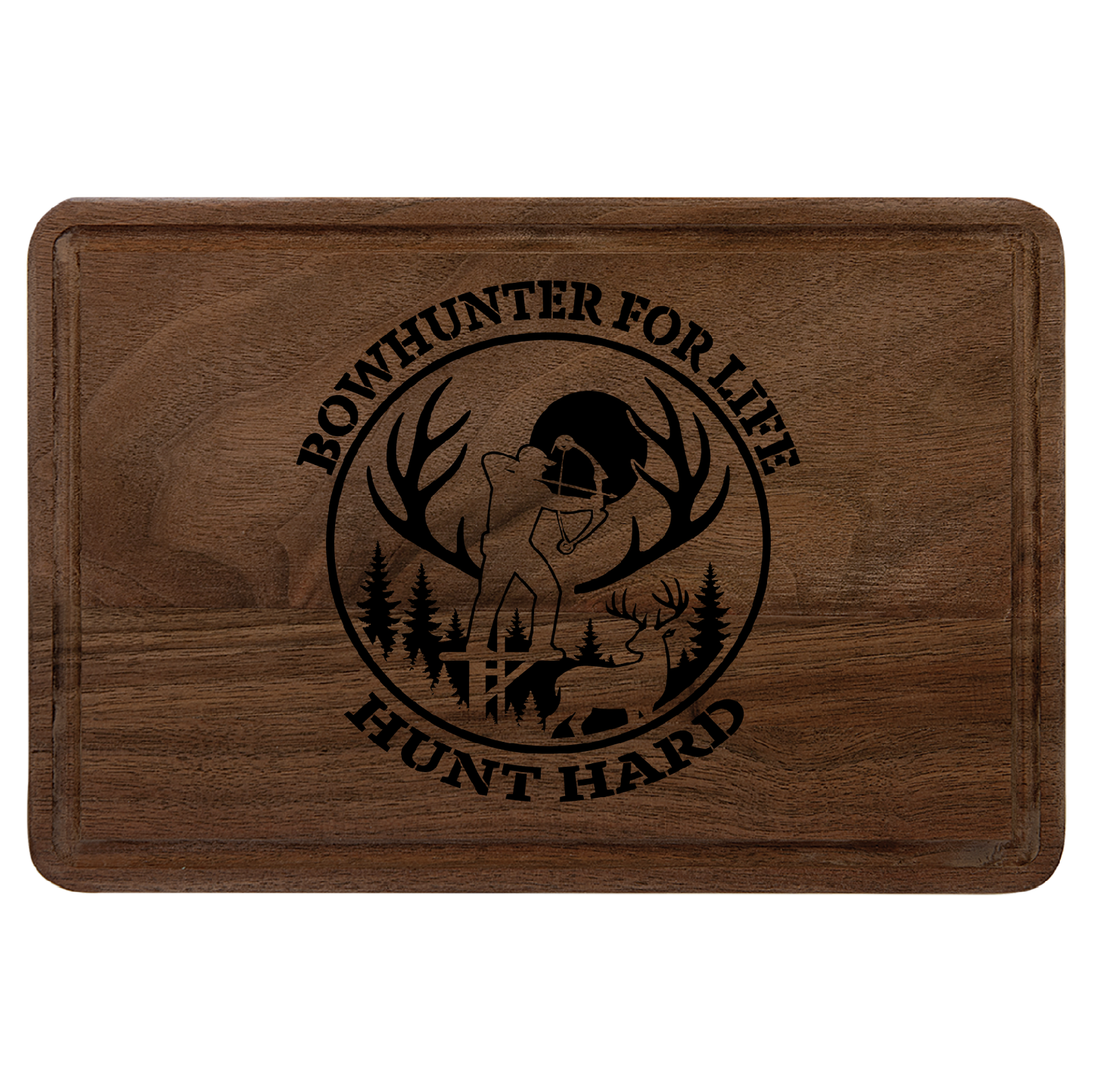 Engraved Cutting Board - Perfect Gift for Hunters, Rustic Kitchen Decor, Personalized Kitchen Tool, Home Chef Essential, BBQ Accessory