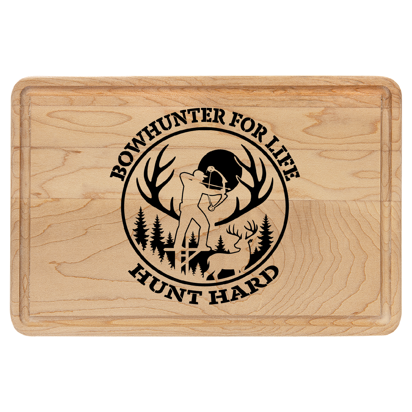 Engraved Cutting Board - Perfect Gift for Hunters, Rustic Kitchen Decor, Personalized Kitchen Tool, Home Chef Essential, BBQ Accessory