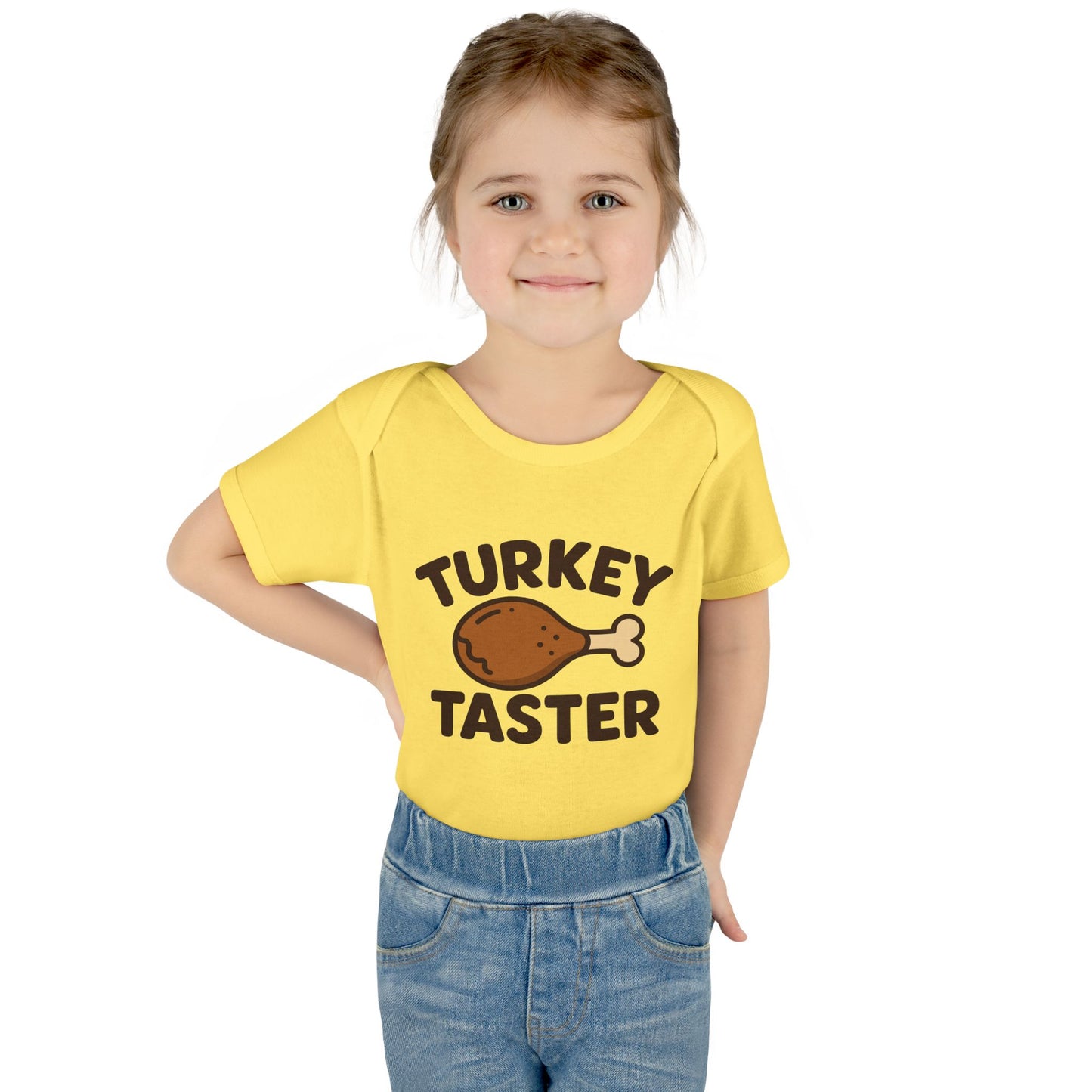 Thanksgiving Baby Bodysuit, Cute Infant Outfit, Holiday Gift for Newborns, Turkey Taster Onesie, Baby Shower Present, Fall Celebration