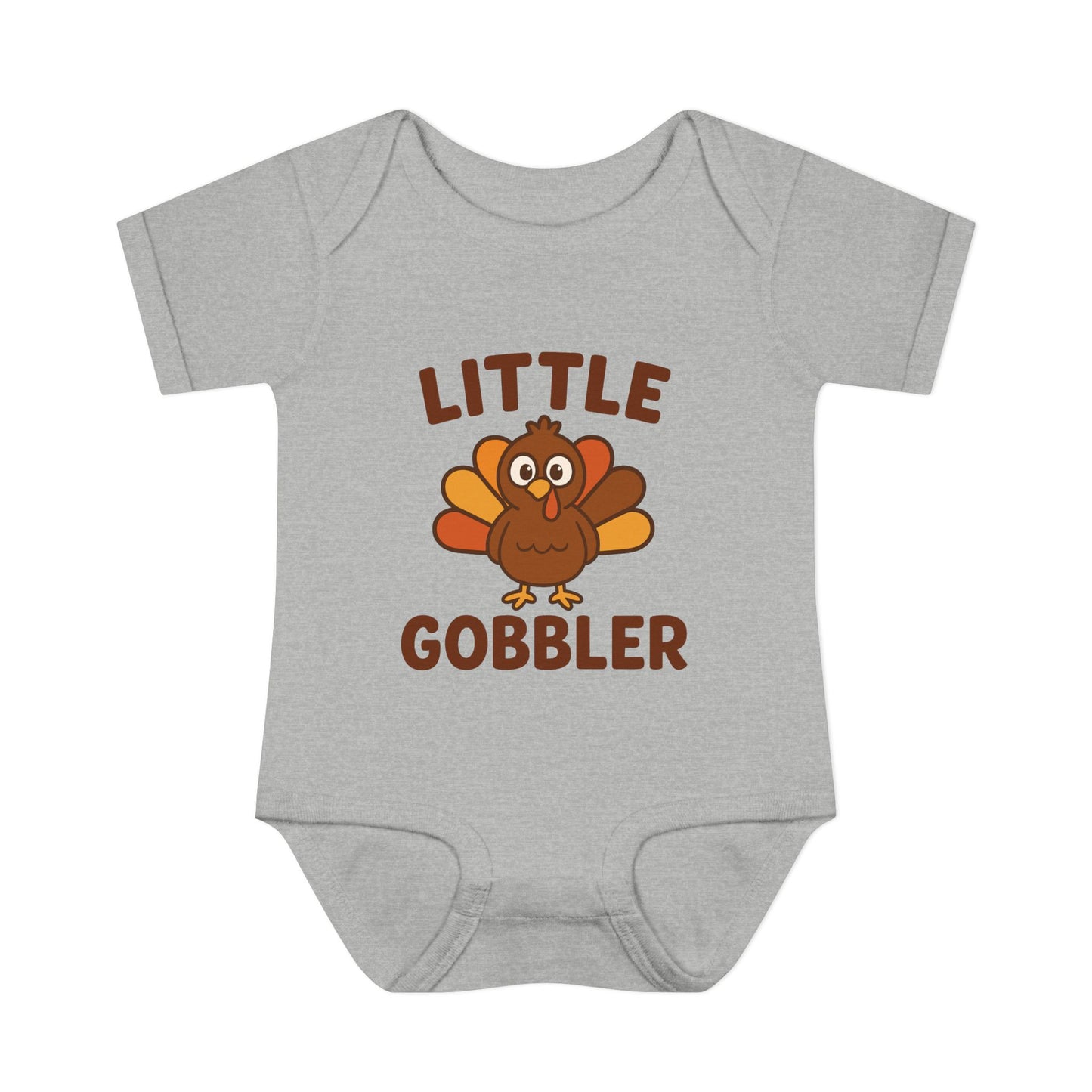 Little Gobbler Infant Unisex Onesie | Baby Clothes, Fall Fashion, Holiday Outfit, Cute Baby Gift, Turkey Onesie