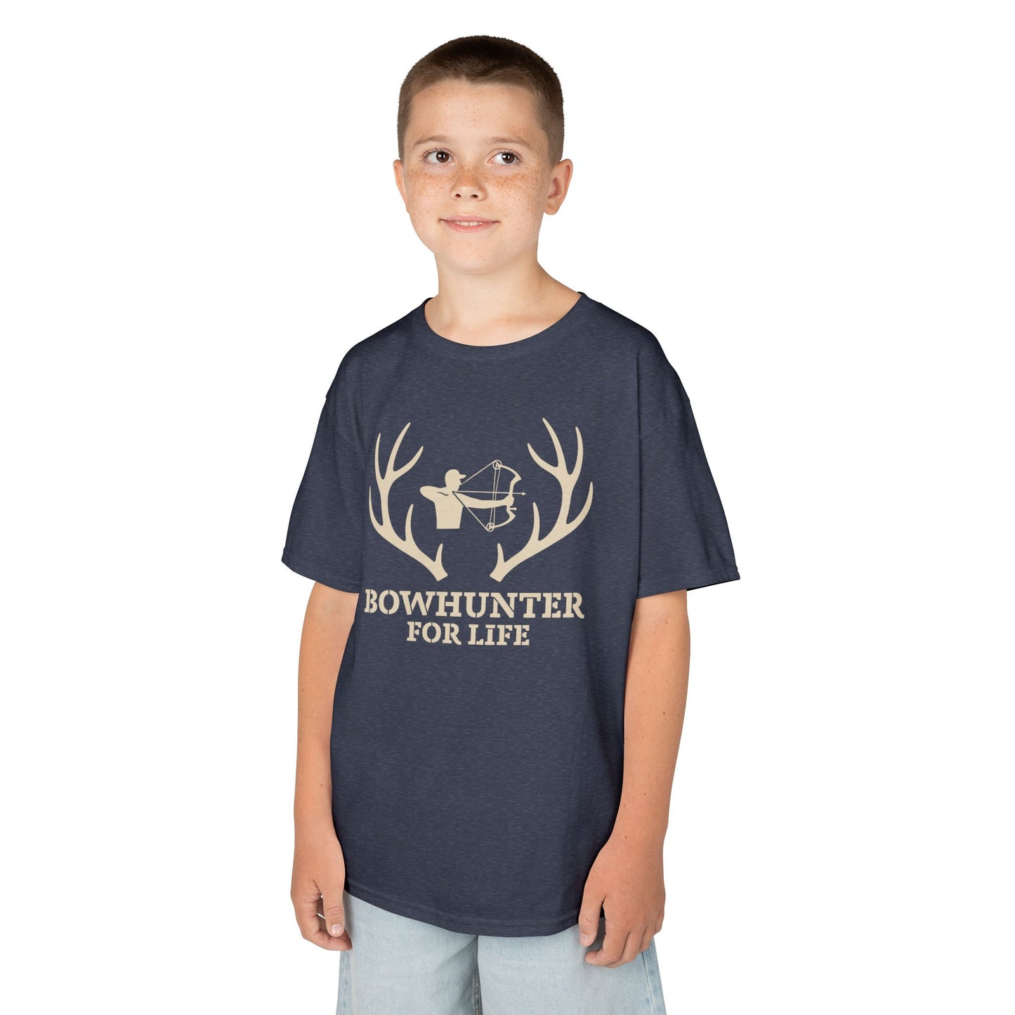 Bowhunter For Life Youth Unisex T-Shirt | Outdoor Adventures, Hunting Gifts, Adventure Clothing, Kids Sportswear