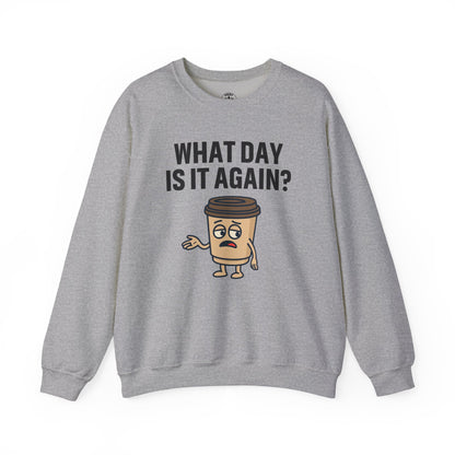 Funny Coffee Sweatshirt with Sassy Quote, Unisex Crewneck for Coffee Lovers, Perfect Gift for Birthdays or Relaxation Days