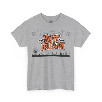 Halloween Unisex Heavy Cotton Tee, Spooky Tee, Halloween Costume, Unisex T-Shirt, Trick or Treat Shirt, Fall Apparel