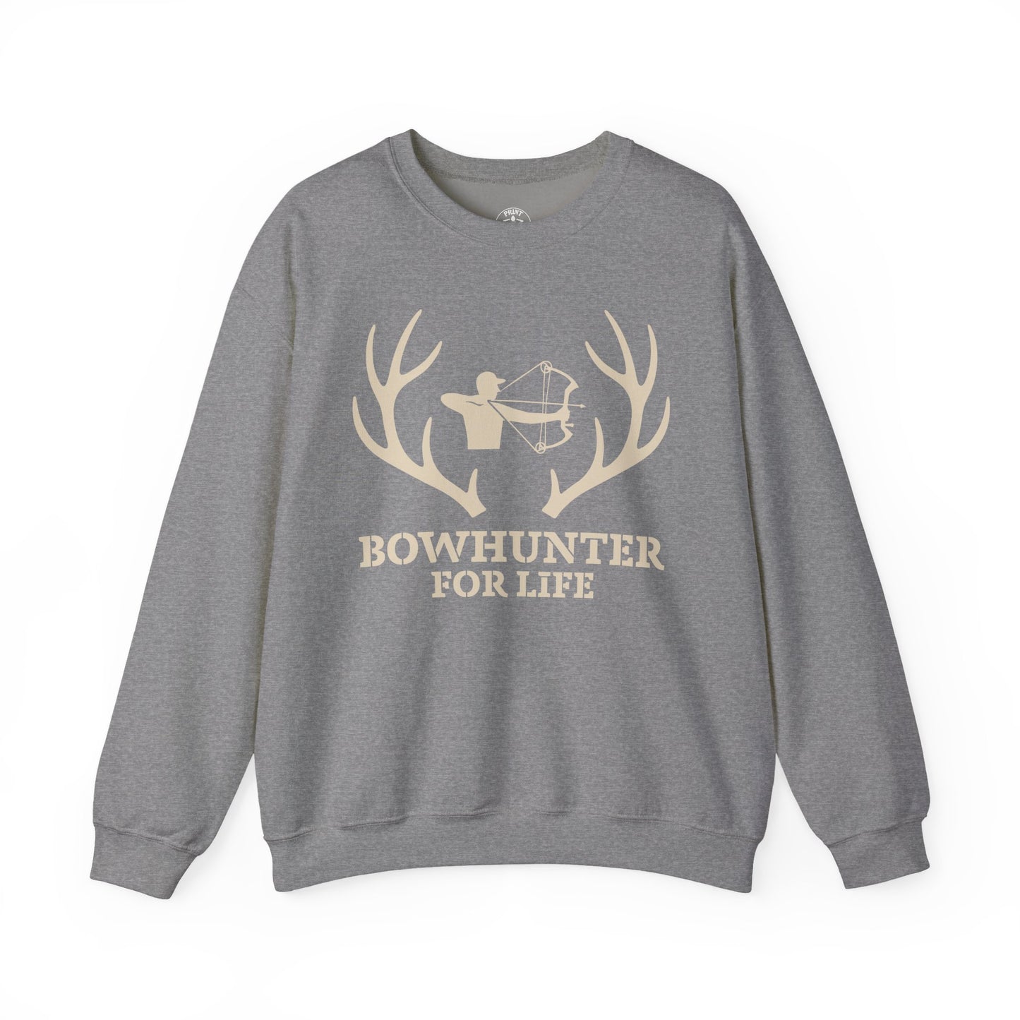 Bowhunter For Life Unisex Sweatshirt | Crewneck, Perfect Gift for Hunters, Outdoor Enthusiasts, Archery Lovers