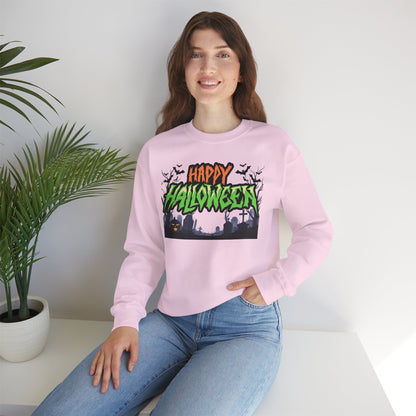 Happy Halloween Crewneck Sweatshirt, Halloween Apparel, Fall Fashion, [...]
