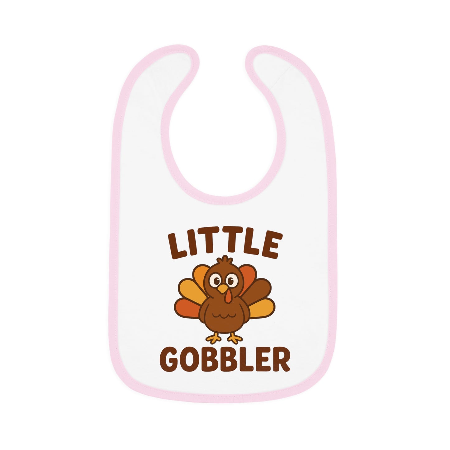 Little Gobbler Baby Bib | Cute Infant Bib, Holiday Gift, Toddler Bib, Thanksgiving Outfit, Baby Shower Gift