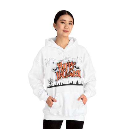 Halloween Hoodie, Unisex Heavy Blend Hoodie, Cozy Fall Apparel, Spooky Season Gift, Halloween Celebration Wear