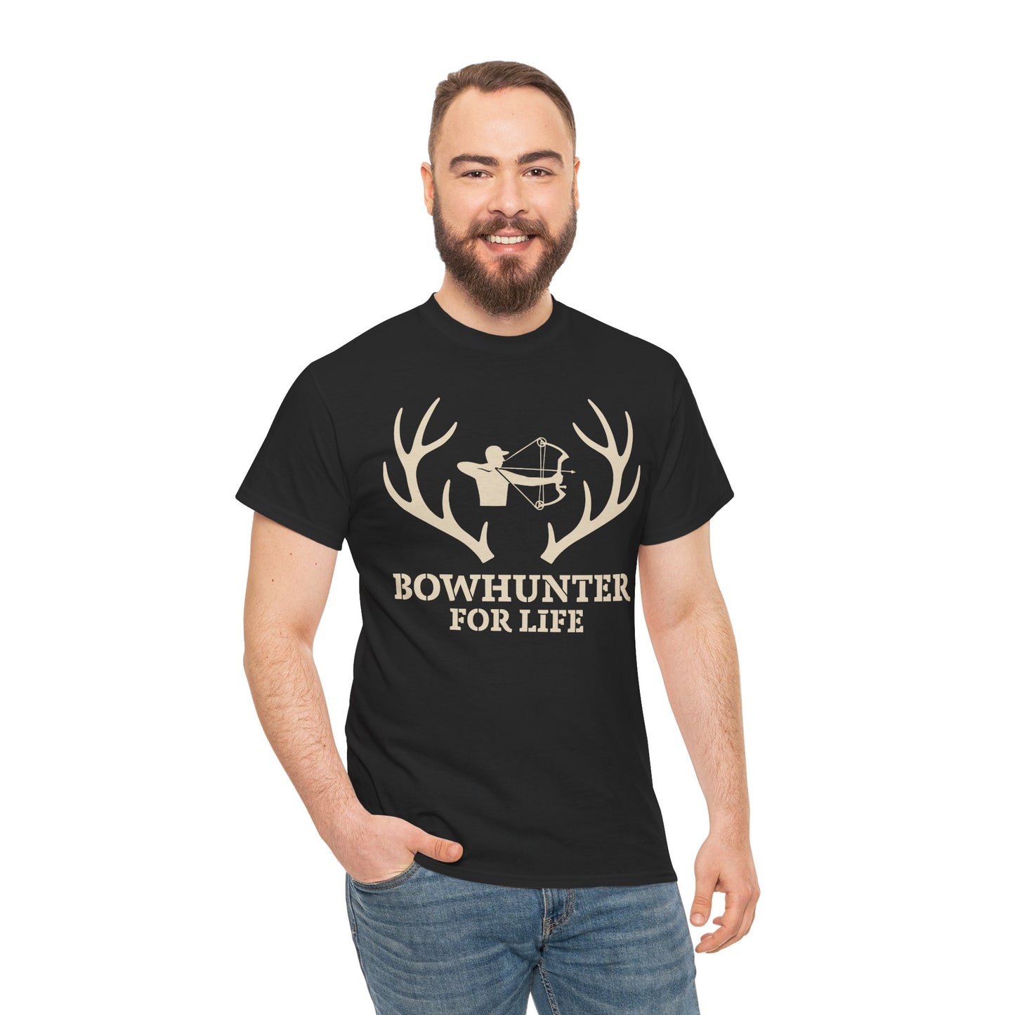 Bowhunter For Life Unisex T-Shirt | Archery Shirt, Outdoor Apparel, Gift for Hunters, Hunting Enthusiasts, Casual Wear