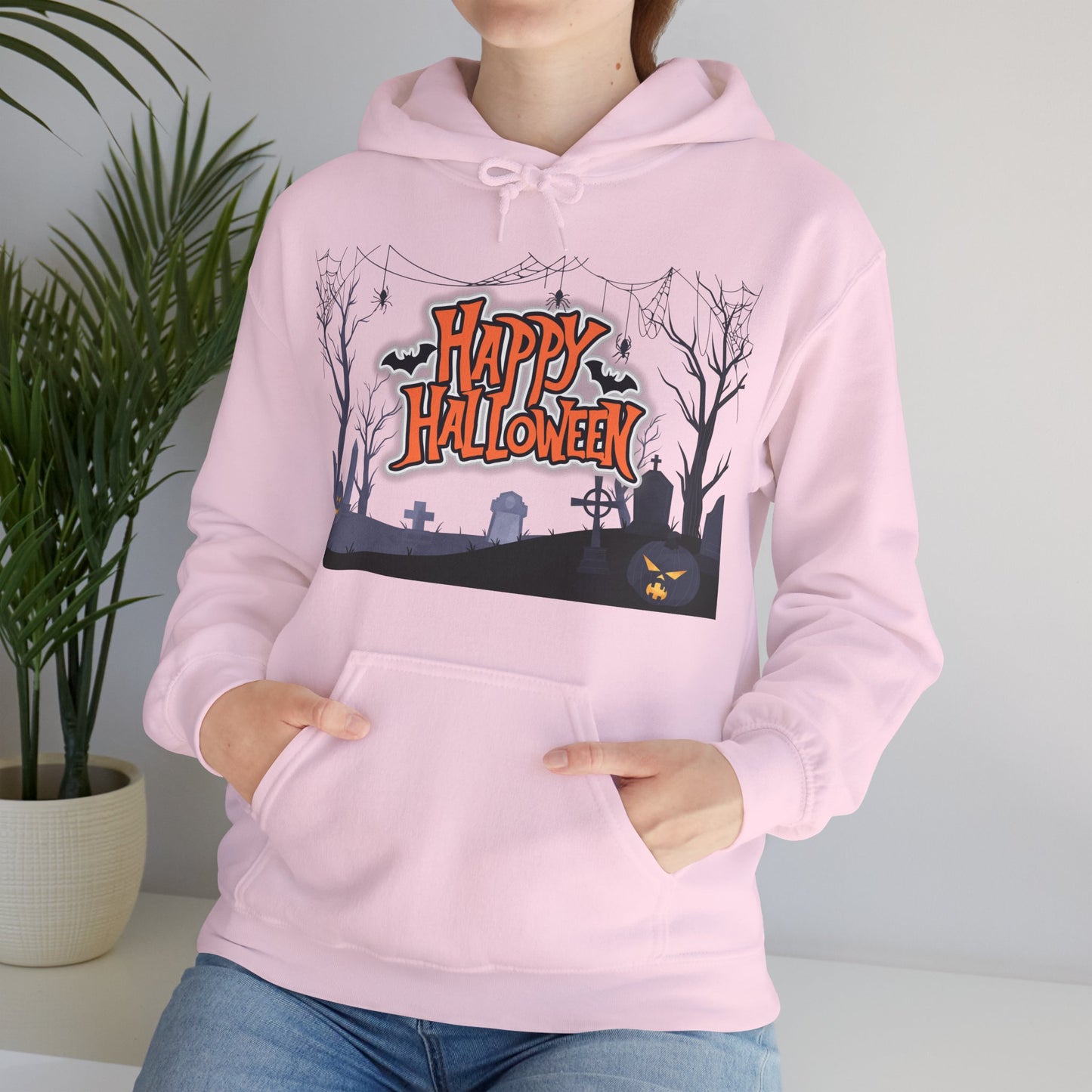 Halloween Hoodie, Cozy Unisex Hoodie, Spooky Season Apparel, Autumn Fashion, October 31st Celebration, Gift for Halloween Lovers