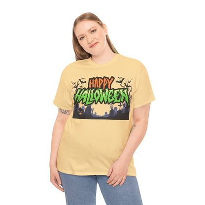 Halloween Graphic Tee, Unisex Heavy Cotton Shirt, Spooky Holiday Apparel, [...]