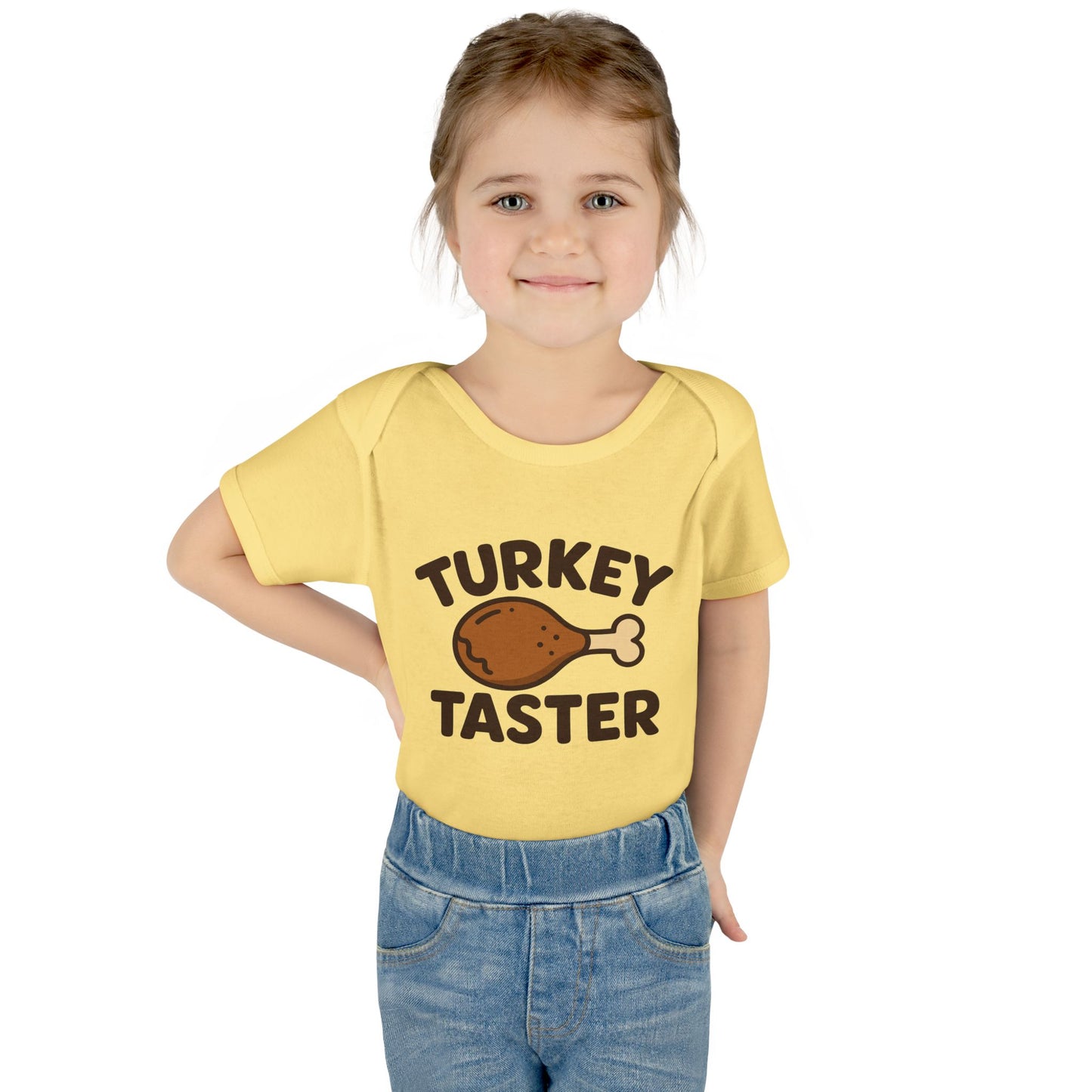Thanksgiving Baby Bodysuit, Cute Infant Outfit, Holiday Gift for Newborns, Turkey Taster Onesie, Baby Shower Present, Fall Celebration