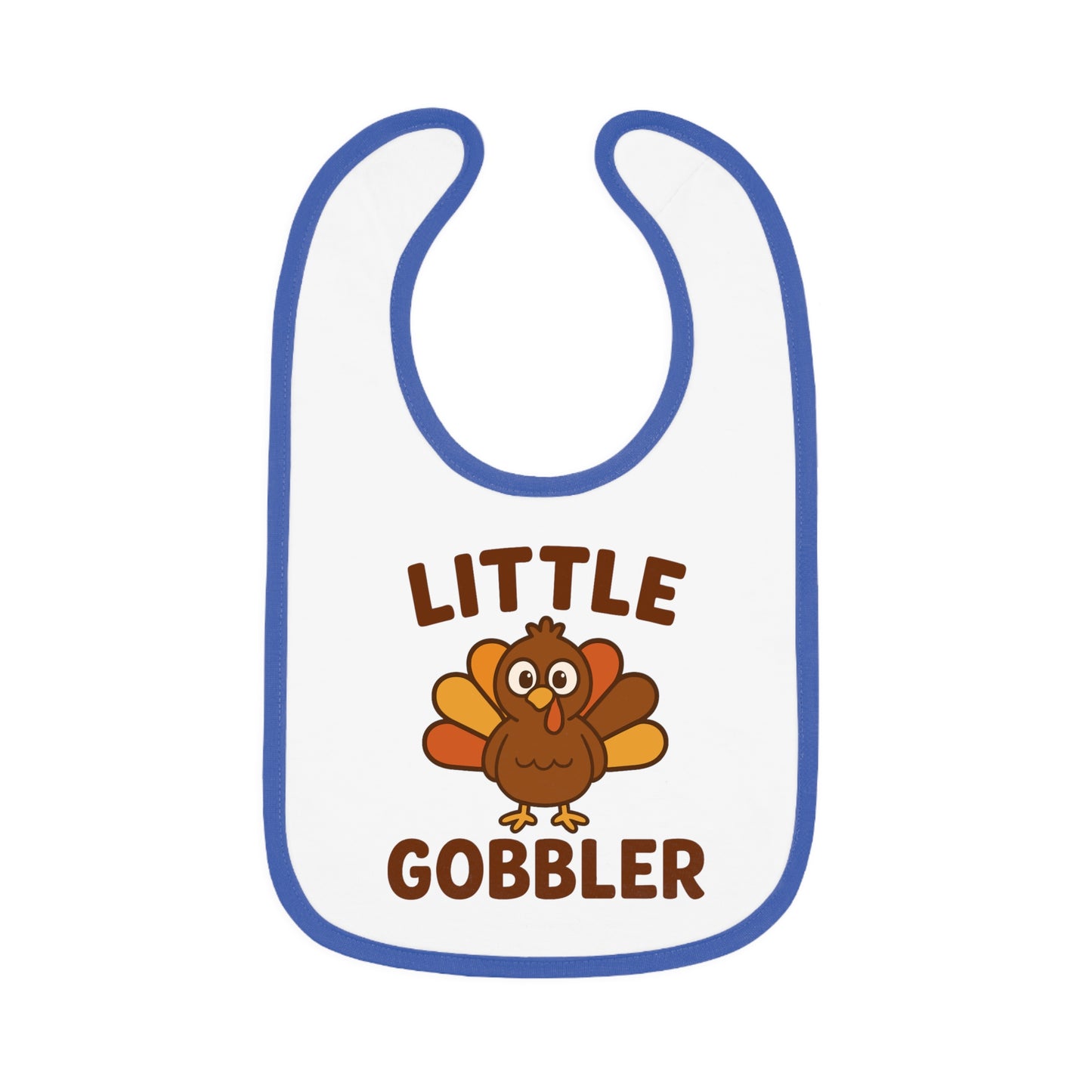 Little Gobbler Baby Bib | Cute Infant Bib, Holiday Gift, Toddler Bib, Thanksgiving Outfit, Baby Shower Gift