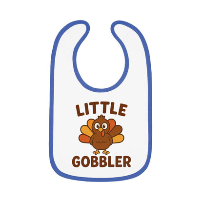 Little Gobbler Baby Bib | Cute Infant Bib, Holiday Gift, Toddler Bib, Thanksgiving Outfit, Baby Shower Gift