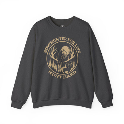 Bowhunter For Life Unisex Sweatshirt | Hunting Apparel, Outdoor Lovers, Great Gift for Hunters, Fall Apparel