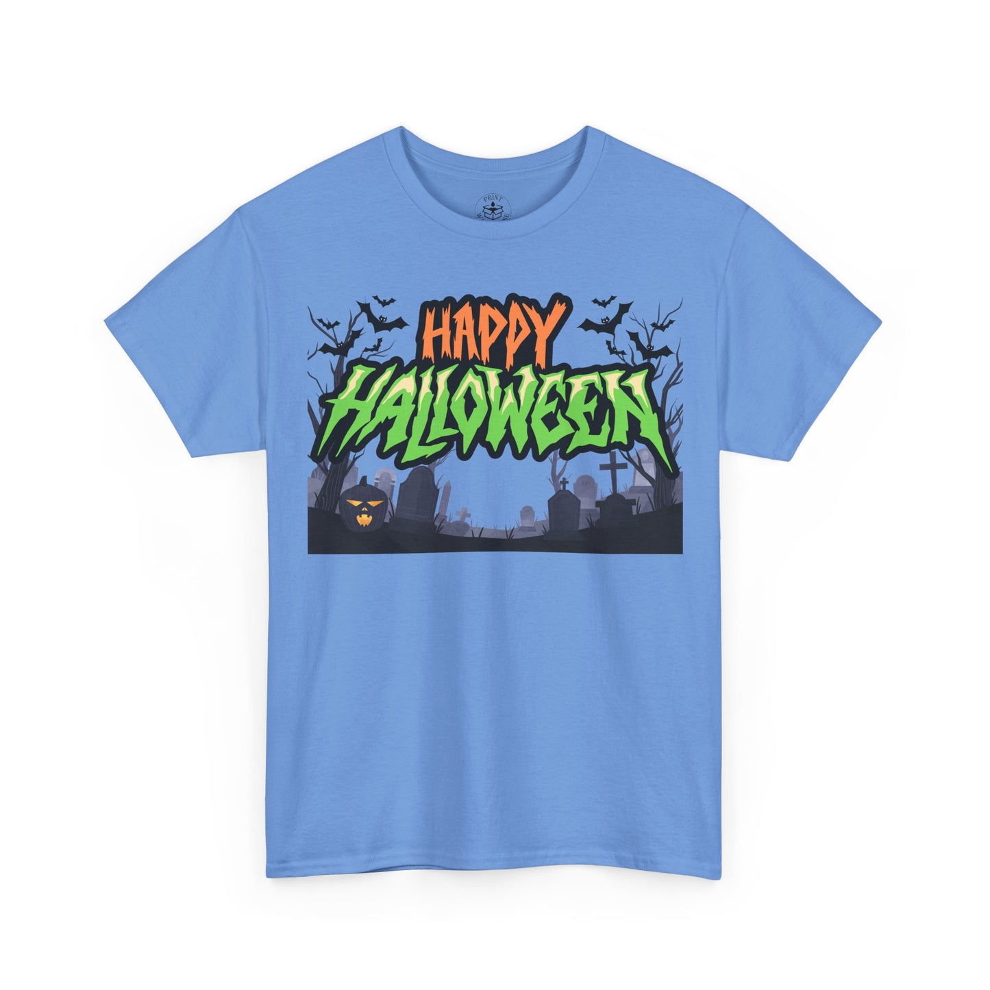 Halloween Graphic Tee, Unisex Heavy Cotton Shirt, Spooky Holiday Apparel, [...]