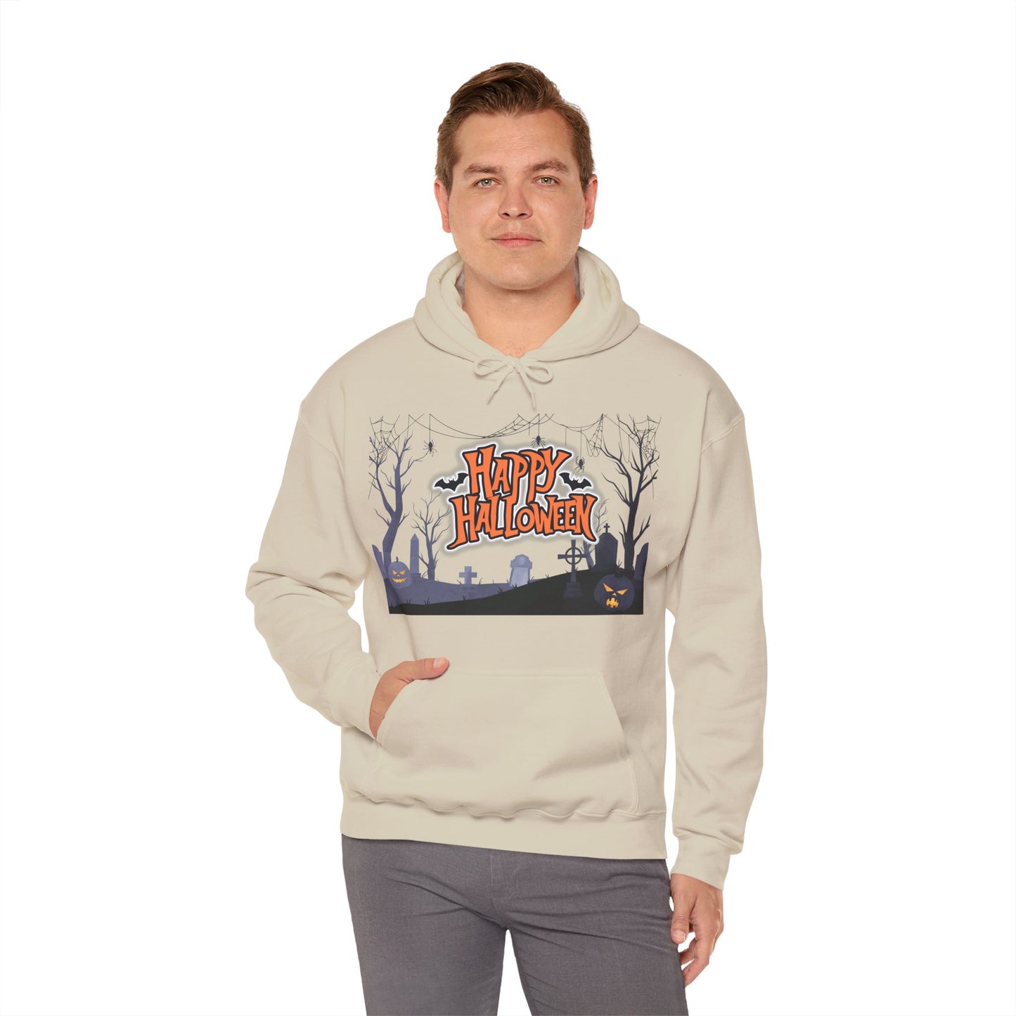 Halloween Hoodie, Cozy Unisex Hoodie, Spooky Season Apparel, Autumn Fashion, October 31st Celebration, Gift for Halloween Lovers