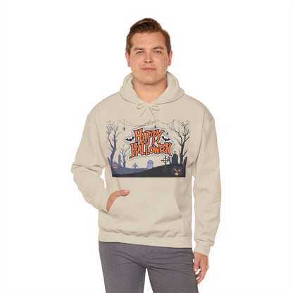 Halloween Hoodie, Cozy Unisex Hoodie, Spooky Season Apparel, Autumn Fashion, October 31st Celebration, Gift for Halloween Lovers