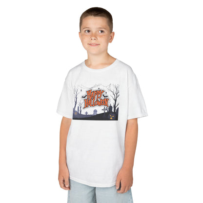 Kids Halloween T-Shirt, Spooky Fun Apparel, Halloween Costume Tee, Trick-or-Treat Shirt, Kids Party Wear, Seasonal Gift