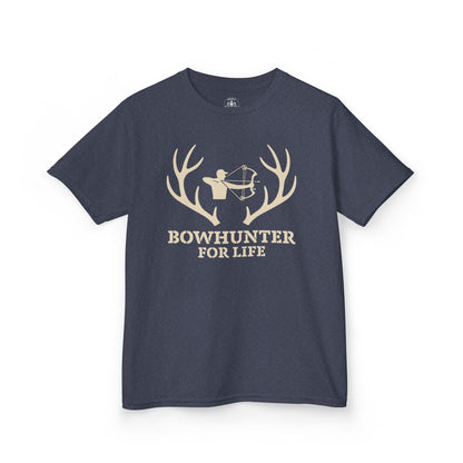Bowhunter For Life Youth Unisex T-Shirt | Outdoor Adventures, Hunting Gifts, Adventure Clothing, Kids Sportswear