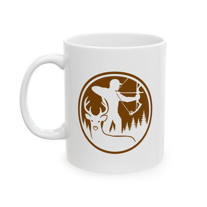 Bowhunter for Life Coffee Mug | Perfect for Outdoor Enthusiasts, Coffee Lovers, and Camping