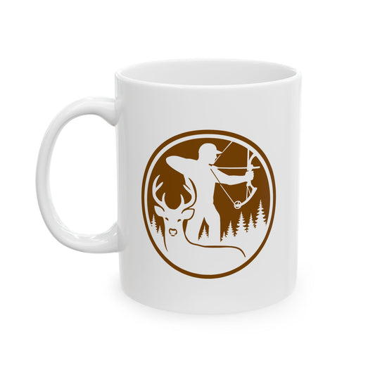 Bowhunter for Life Coffee Mug | Perfect for Outdoor Enthusiasts, Coffee Lovers, and Camping