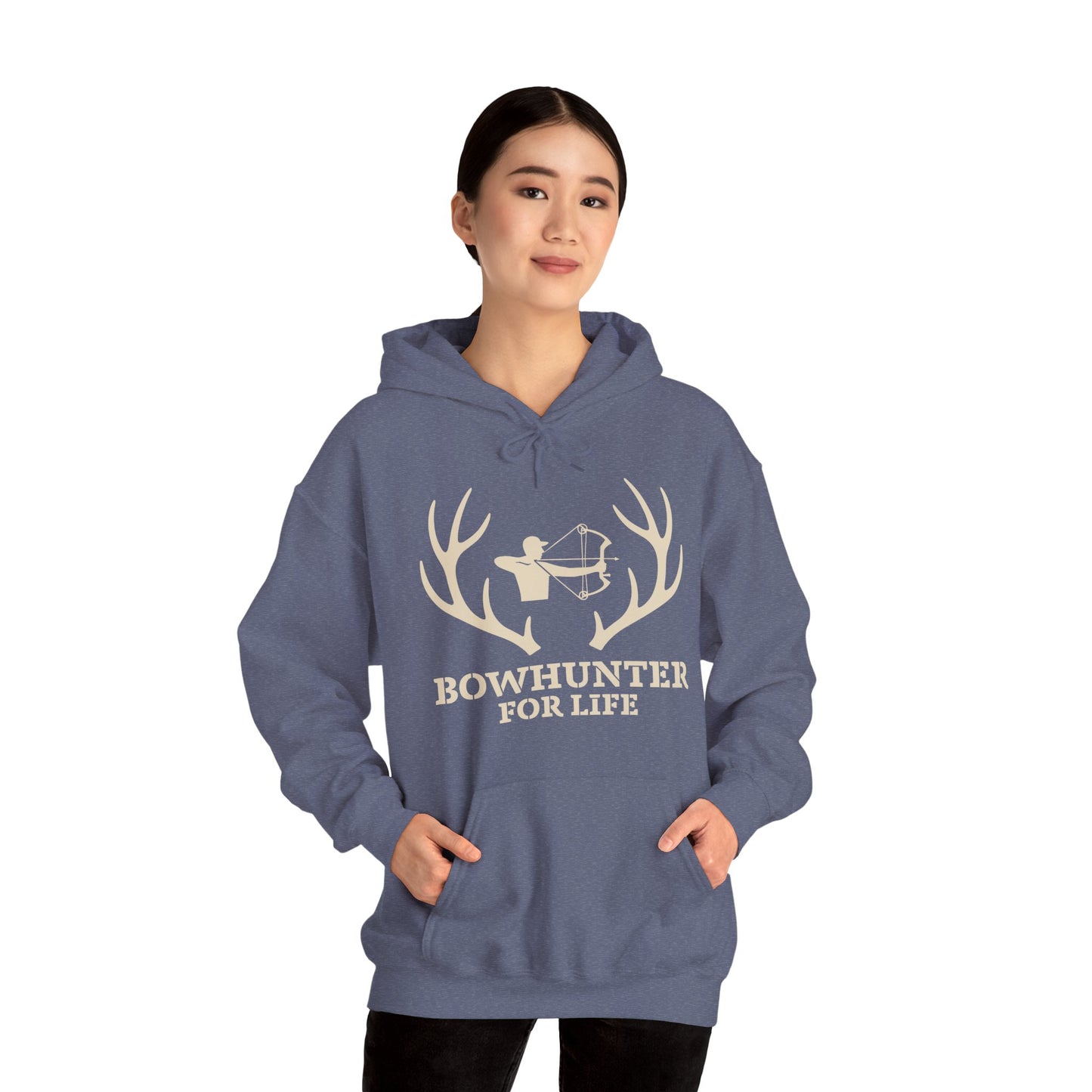 Bowhunter For Life Unisex Hoodie | Perfect Gift for Hunters, Outdoor Enthusiasts, Archery Lovers, Camping