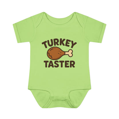 Thanksgiving Baby Bodysuit, Cute Infant Outfit, Holiday Gift for Newborns, Turkey Taster Onesie, Baby Shower Present, Fall Celebration