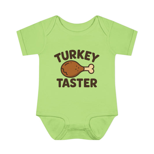 Thanksgiving Baby Bodysuit, Cute Infant Outfit, Holiday Gift for Newborns, Turkey Taster Onesie, Baby Shower Present, Fall Celebration